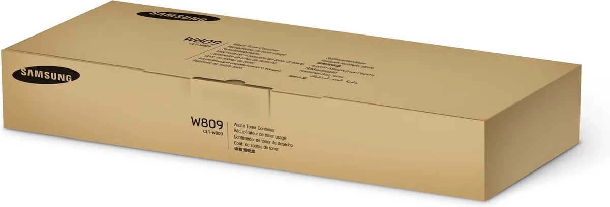 Waste Toner Bottle;CLT-W809 für CLX-9201NA/;CLX-9251NA/CLX-9301NA;(CLT-W809/SEE)(SS704A) van Samsung in Zwart, Cyaan, Magenta, Geel – productfoto