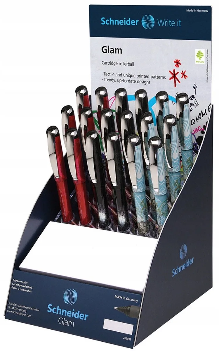 Balpen: Comfortabel Schrijven voor Links- en Rechtshandigen de Schneider en Rouge – photo produit