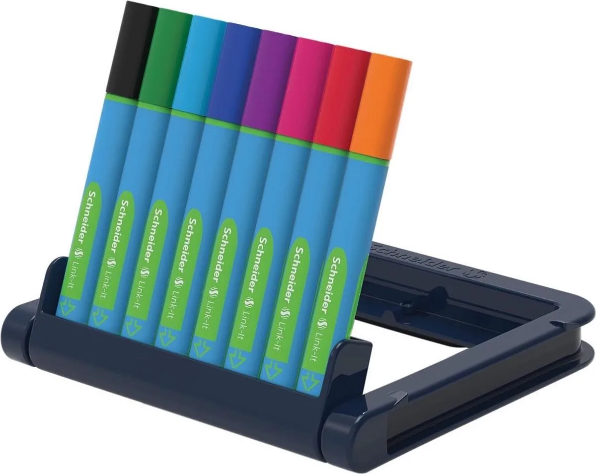balpen - Link-it - 8 stuks - S-154598 de Schneider en Assorti – photo produit