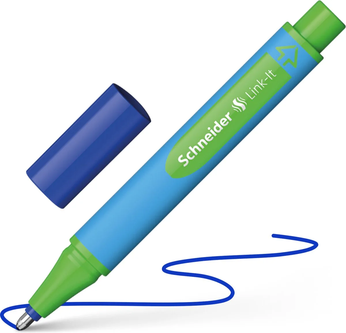 balpen - Link-it - blauw - S-154503 de Schneider en Blauw balpen – photo produit