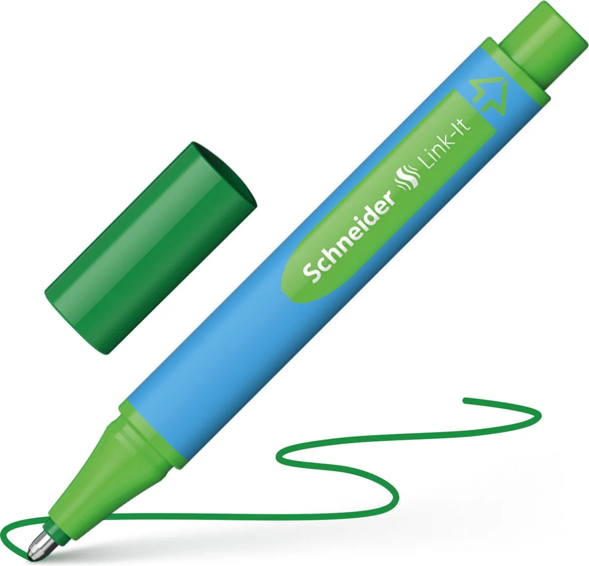 balpen - Link-it - groen - S-154504 de Schneider en Groen balpen – photo produit