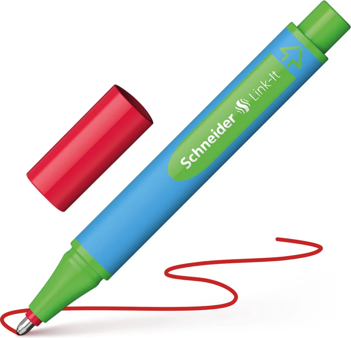 balpen - Link-it - rood - S-154502 de Schneider en Rood balpen – photo produit