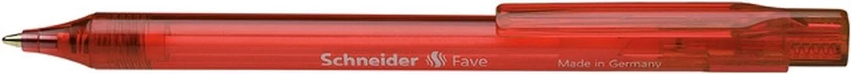 balpen Schneider Fave M doos met 20 stuks de Schneider en Rouge – photo produit