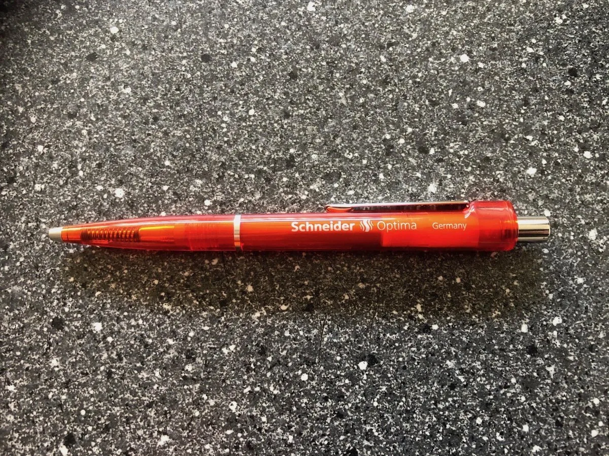 Balpen Schneider Optima fra Schneider i Rød – produktbillede
