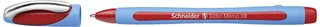 Balpen Schneider Slider Memo extra breed rood van Schneider – productfoto 3 van 3