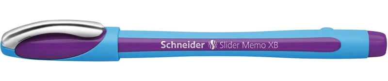 balpen Slider Memo, extra breed, paars van Schneider – productfoto