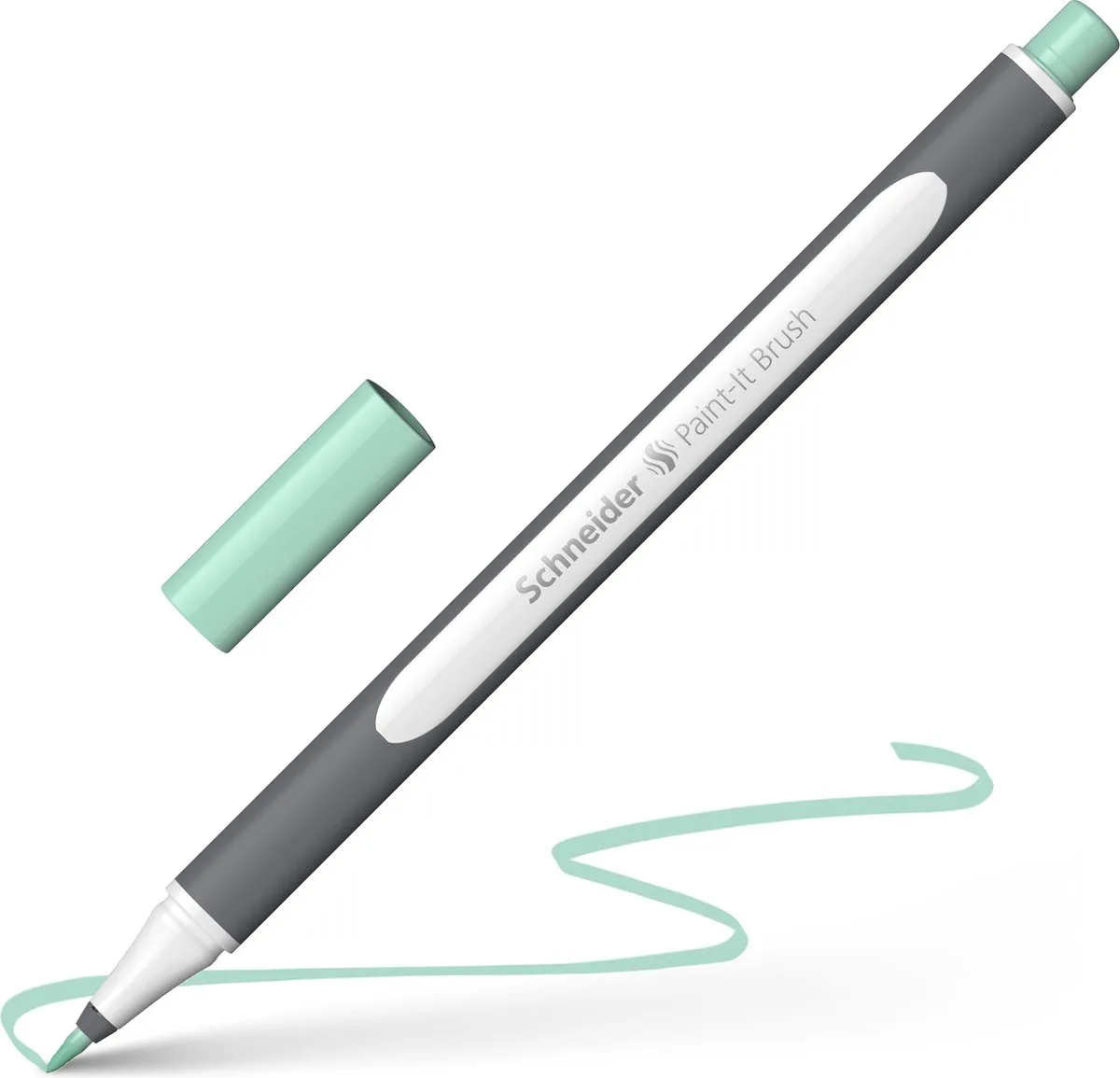 brushpen - Paint-It 070 - S-ML07002034 fra Schneider i Turquoise pastel – produktbillede