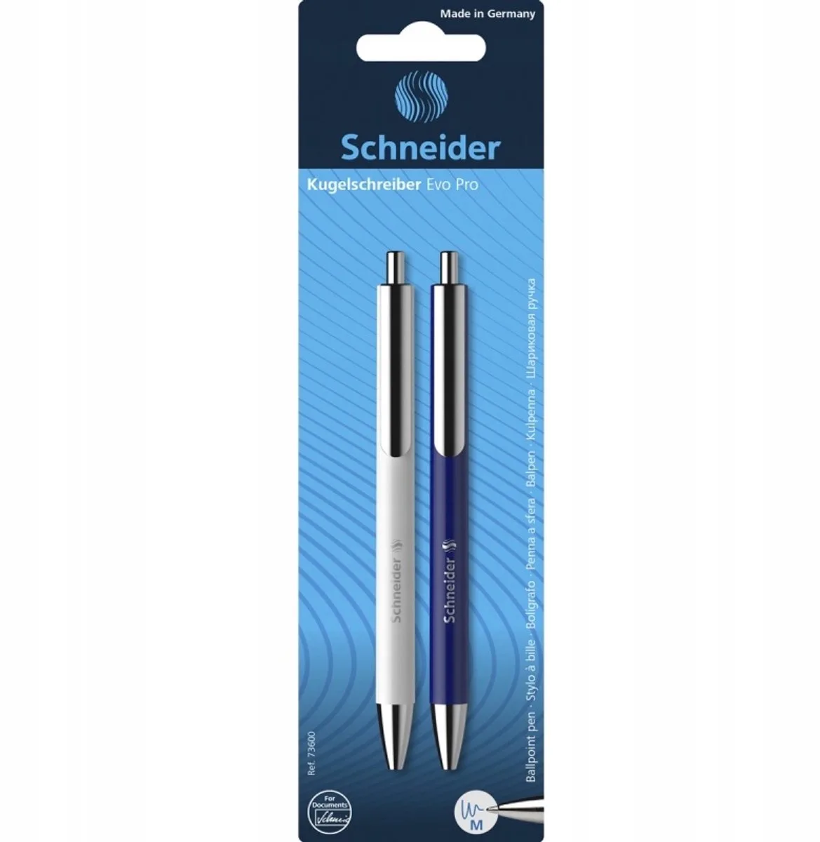 Evo Pro automatische pen, M, 2 stuks de Schneider en Mixkleuren – photo produit