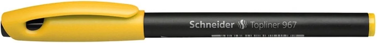 fineliner Schneider Topliner 967 0,4mm doos met 10 stuks de Schneider en Jaune – photo produit