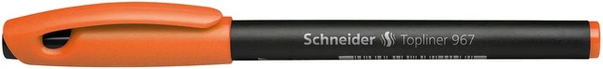 fineliner Schneider Topliner 967 0,4mm doos met 10 stuks de Schneider en Orange – photo produit