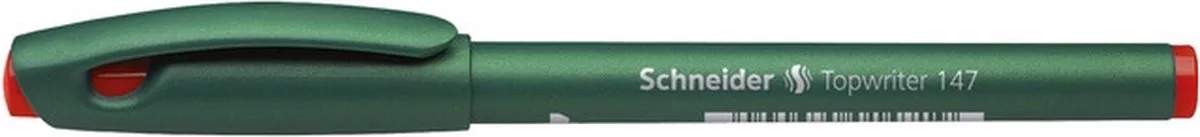 fineliner Schneider Topwriter 147 0,6 mm doos met 10 stuks de Schneider en Rouge – photo produit