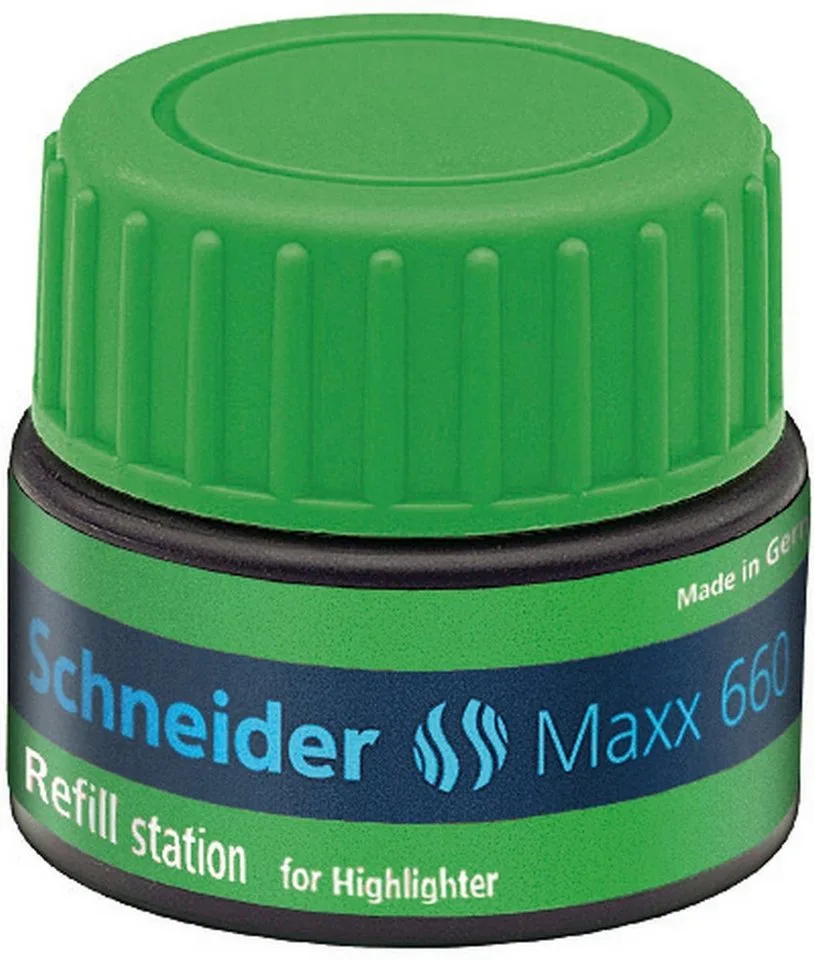 Füllhalter Textmarker Refill-Station 660 van Schneider in Groen – productfoto