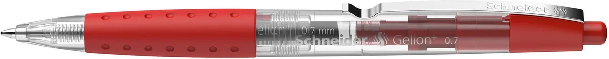 Gelion Gelschreiber 0.4 mm, Schreibfarbe: Rot de Schneider – photo produit