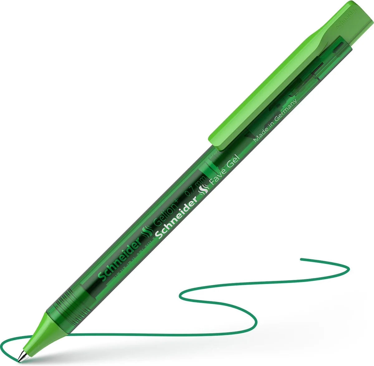 gelpen - Fave - 0.4mm - S-101104-20 by Schneider in Green – product photo