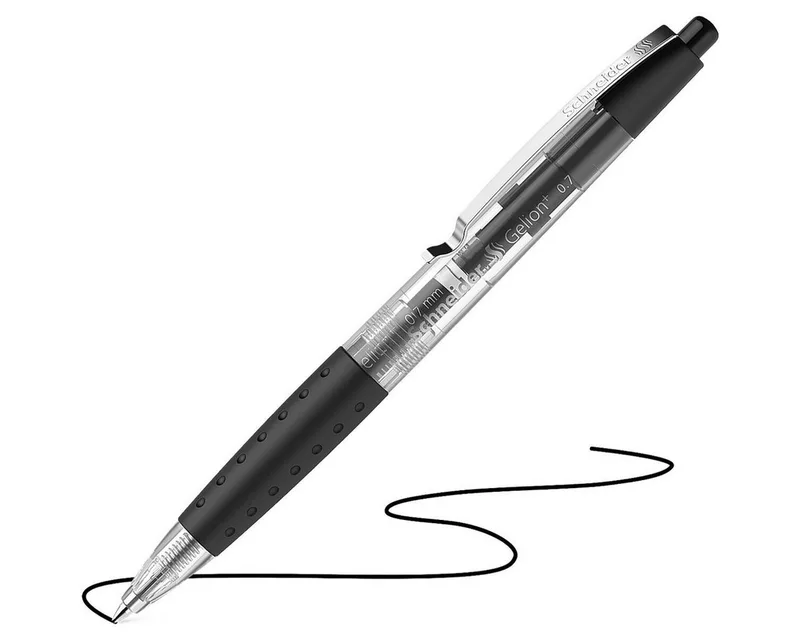 Gelschreiber Gelion +, mit Druckmechanik und schnelltrocknender Tinte by Schneider in Black – product photo
