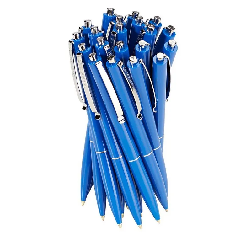 Kugelschreiber 20 Kugelschreiber K15 Gehäusefarbe blau - Schreibfarbe blau fra Schneider i Blå – produktbillede