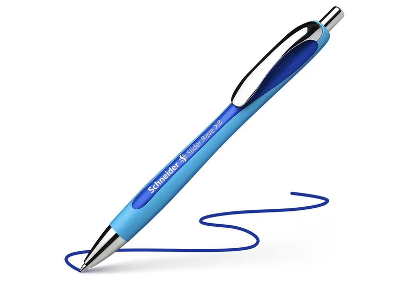 Kugelschreiber SCHNEIDER Kugelschreiber Slider Rave XB Blisterkarte mit 1 Stück, blau van Schneider – productfoto