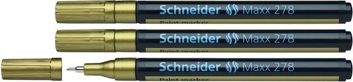 lakmarker - Maxx 278 - 0,8 mm - 3 stuks - S-127853-3 de Schneider en Or – photo produit