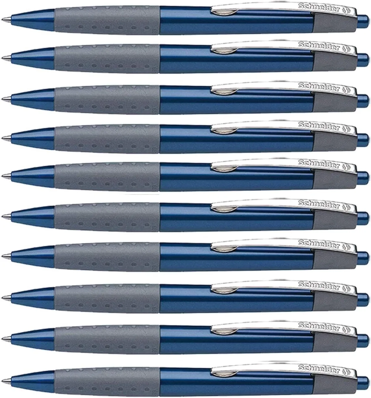 Loox Balpen Set (10 stuks, Blauw, Medium Lijn) de Schneider – photo produit