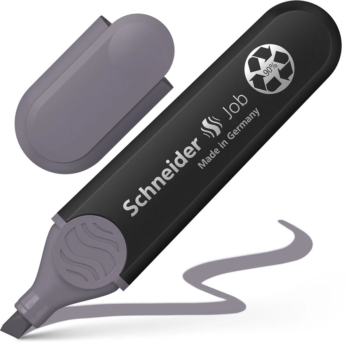 markeerstift - tekstmarker Job 150 - 1 stuks - S-1513 fra Schneider i Mauve Grey – produktbillede