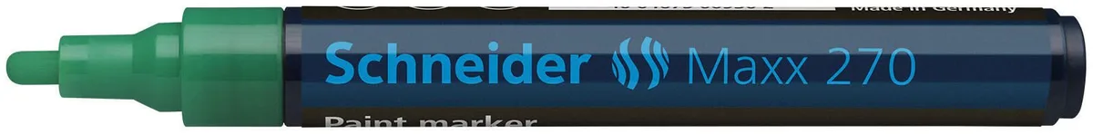 Maxx 270 Lackmarker 1.0 - 3.0 mm Grün de Schneider – photo produit