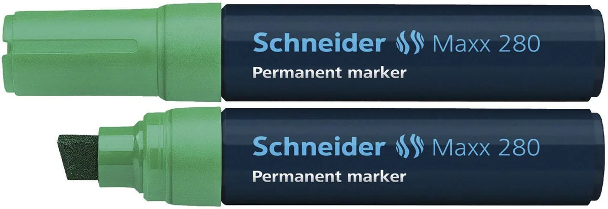 Maxx 280 Permanentmarker 4.0 - 12.0 mm Grün de Schneider – photo produit