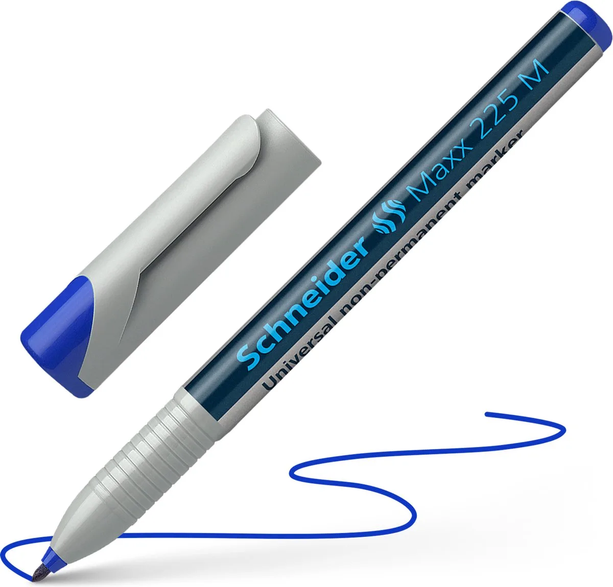 Non-Permanent Marker - Maxx 225 - M - S-1213 van Schneider in Blauw – productfoto