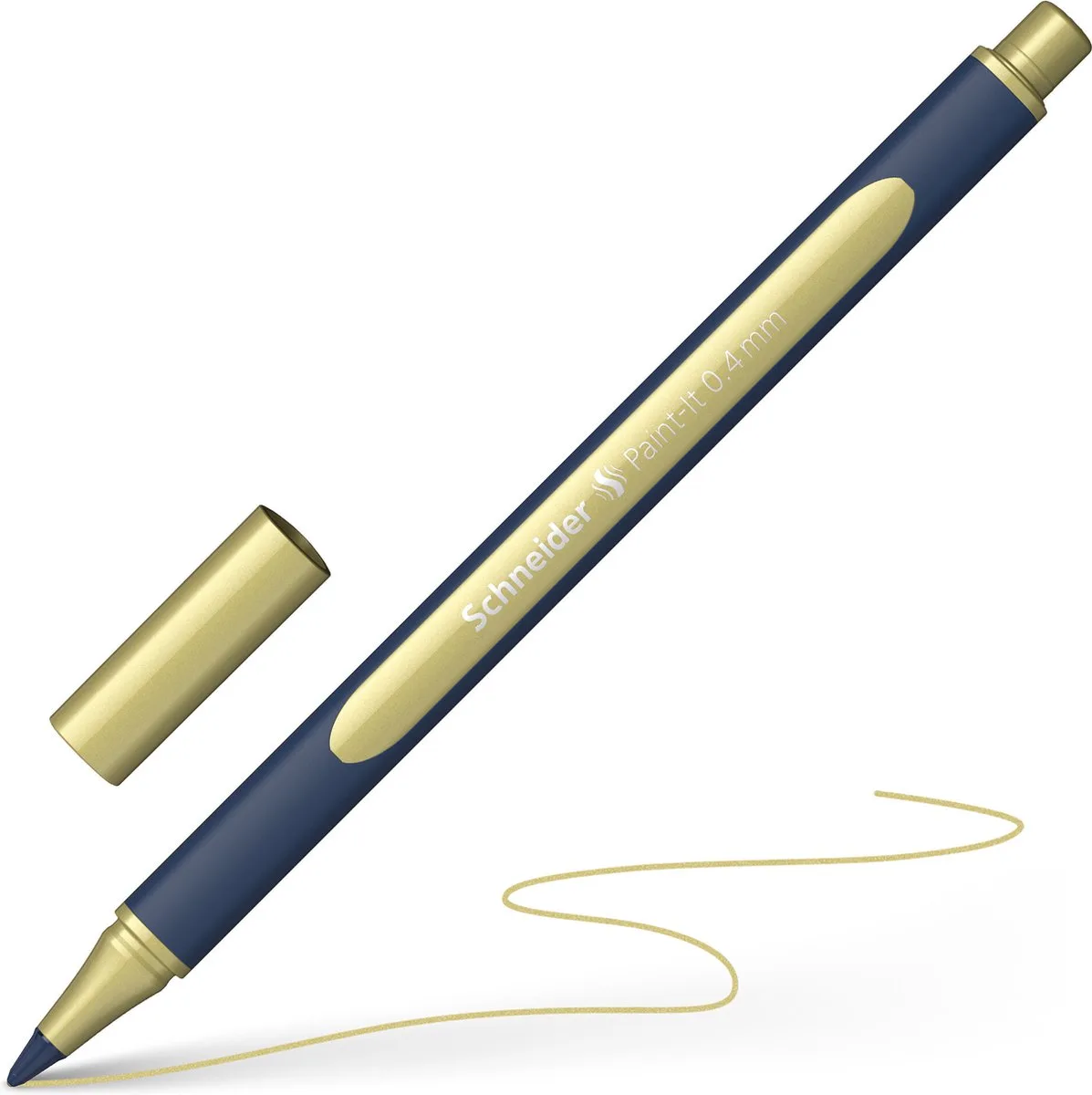 Paint-It 050 - rollerball metallic - 0.4mm - S-ML05001066 van Schneider in Goud metallic – productfoto