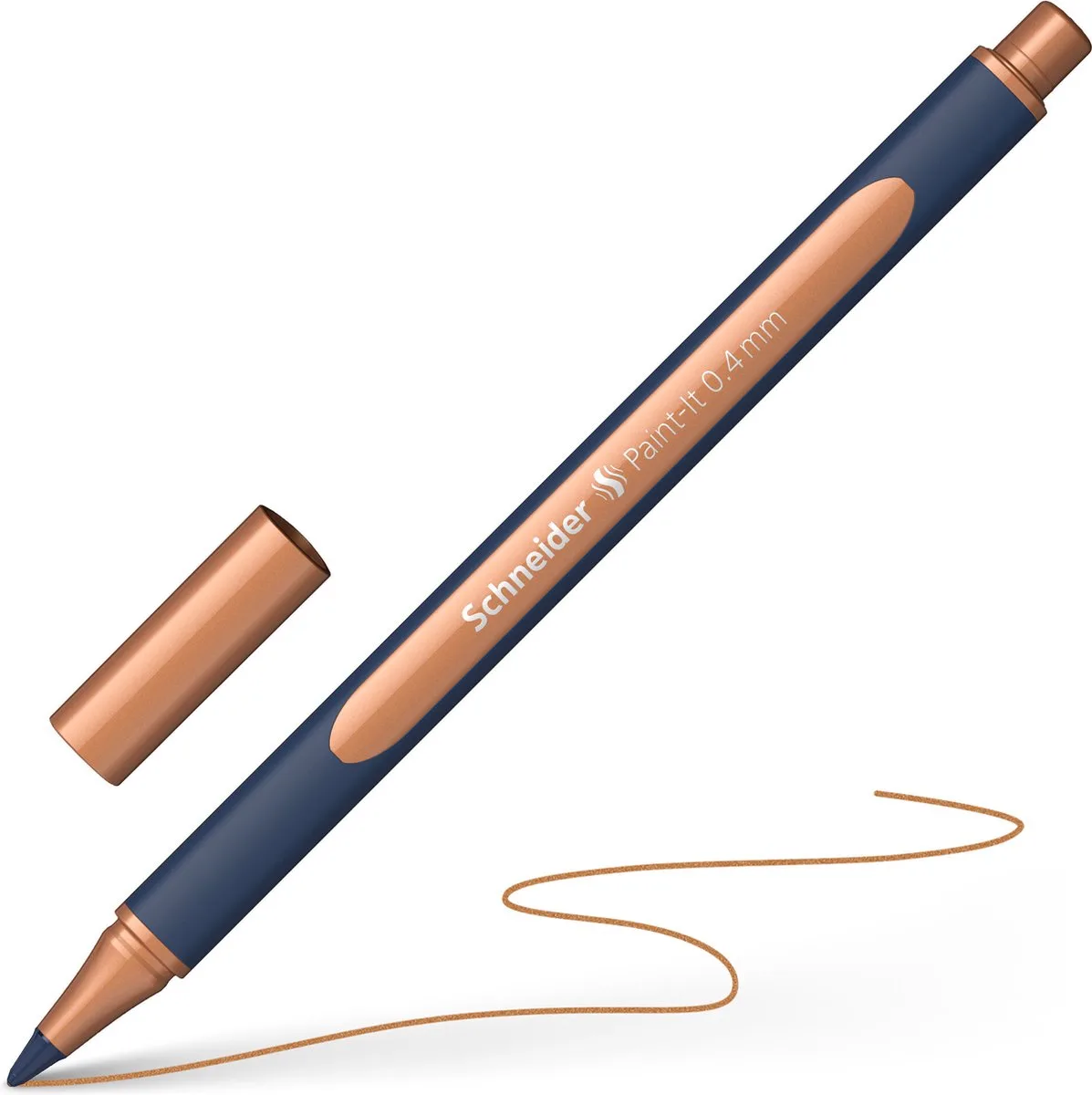 Paint-It 050 - rollerball metallic - 0.4mm - S-ML05001102 van Schneider in Koper metallic – productfoto