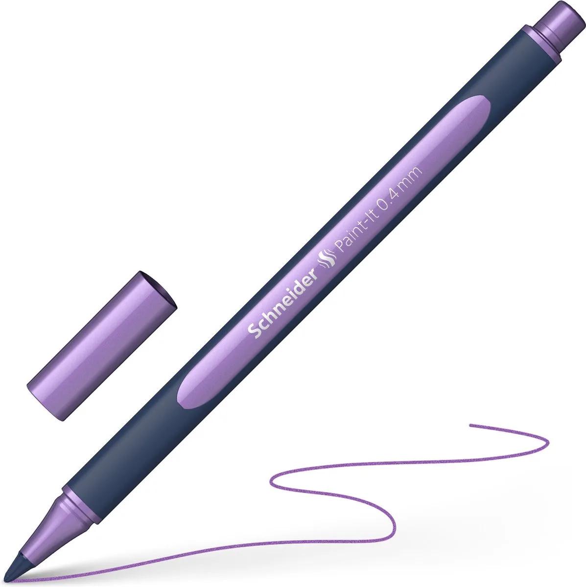 Paint-It 050 - rollerball metallic - 0.4mm - S-ML05001140 de Schneider en Frosted paars metallic – photo produit