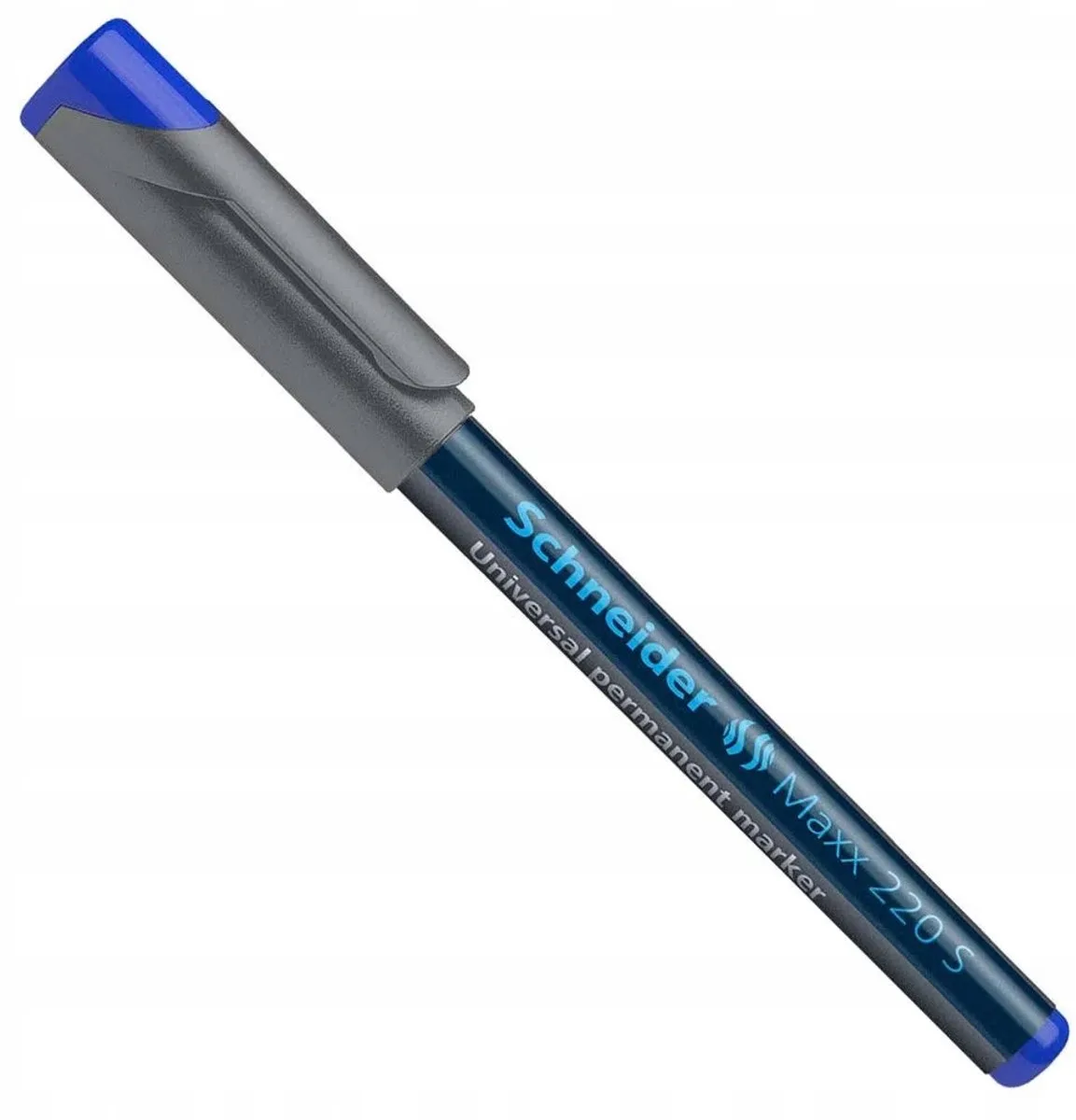 Permanent Marker 0,4 mm - Sneldrogend & Watervast de Schneider en Bleu – photo produit