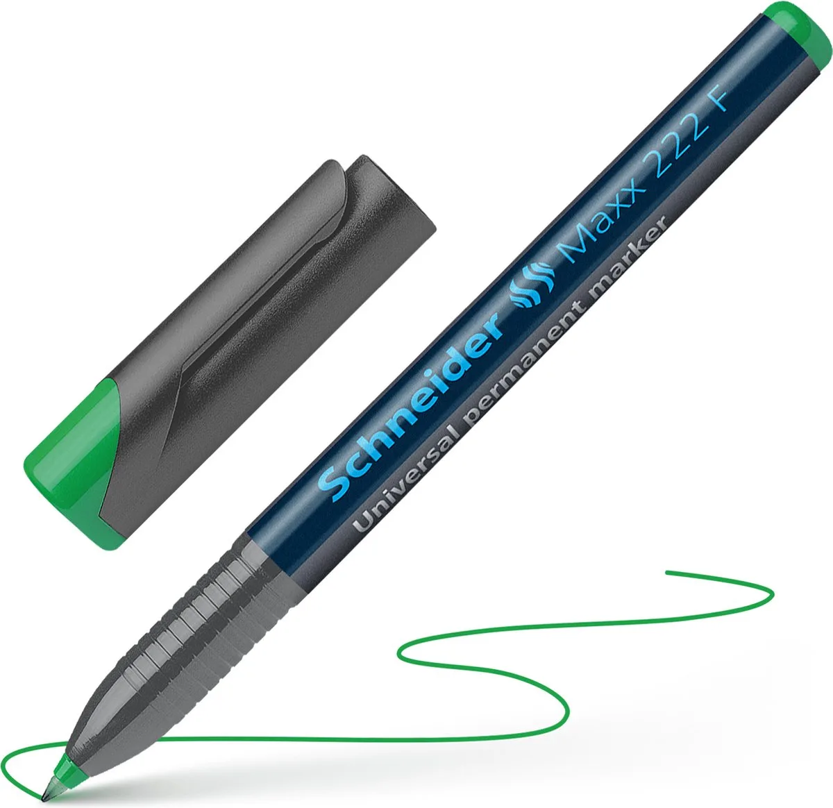 permanent marker - Maxx 222 - F - S-112204 de Schneider en Vert – photo produit