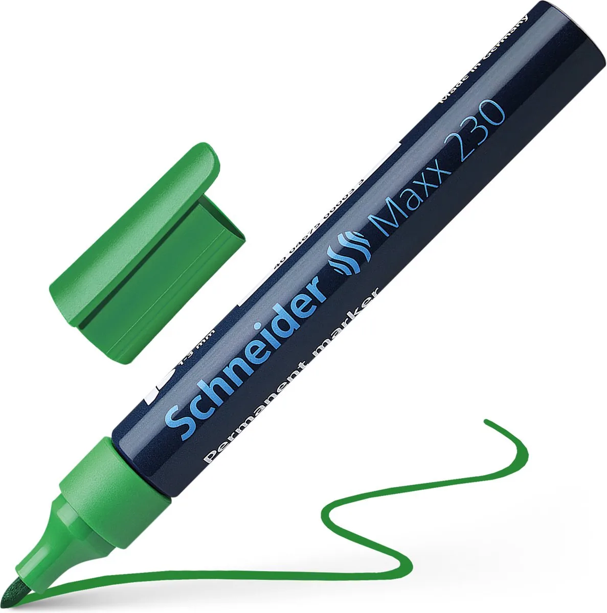 permanent marker - Maxx 230 - ronde punt - S-123004 de Schneider en Vert – photo produit