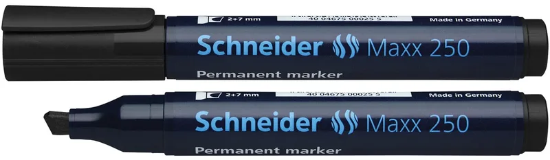 permanent marker Maxx 250 zwart by Schneider – product photo