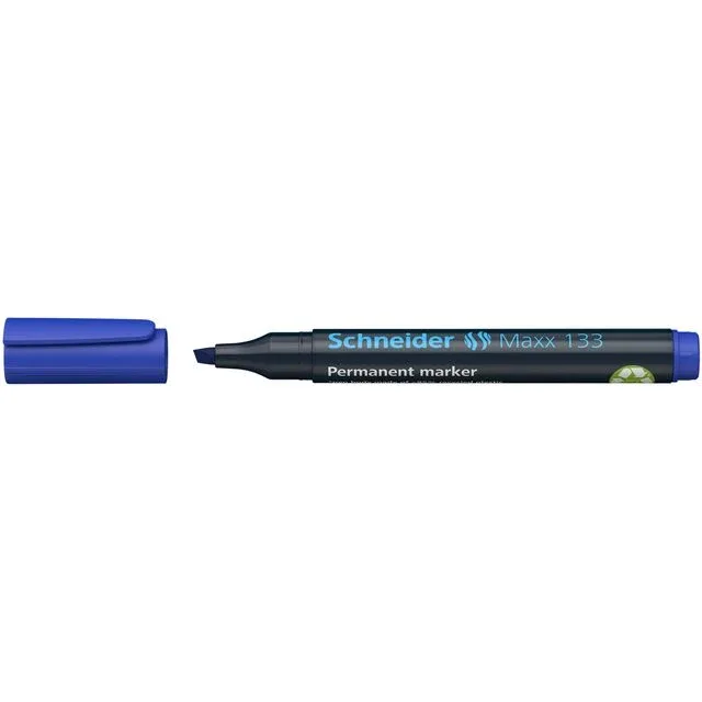 Permanent marker schneider maxx 133 1-4mm blauw | 10 stuks by Schneider – product photo
