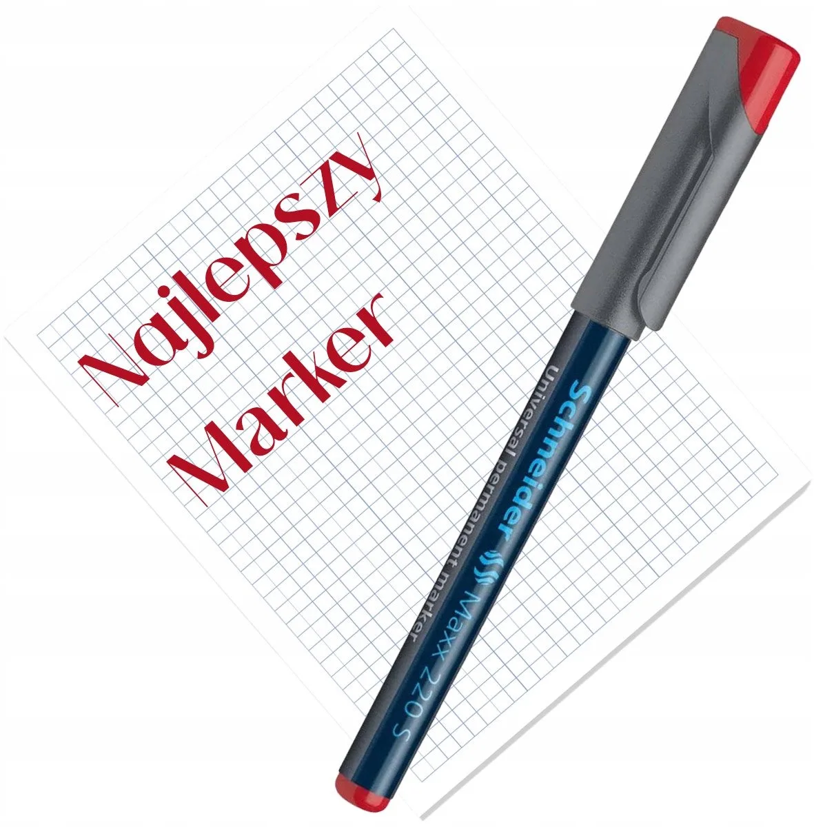 Permanente Marker 0.4mm - Sneldrogend & Veelzijdig de Schneider en Rouge – photo produit