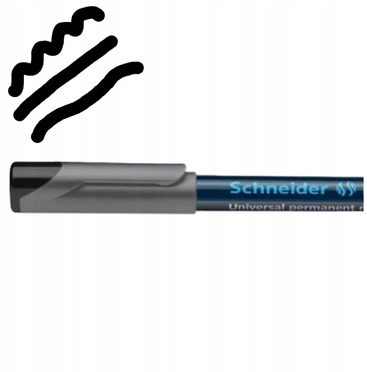 Permanente Marker Fijn 0.7mm - Ideaal voor Folie, Plastic, Metaal de Schneider en Noir – photo produit