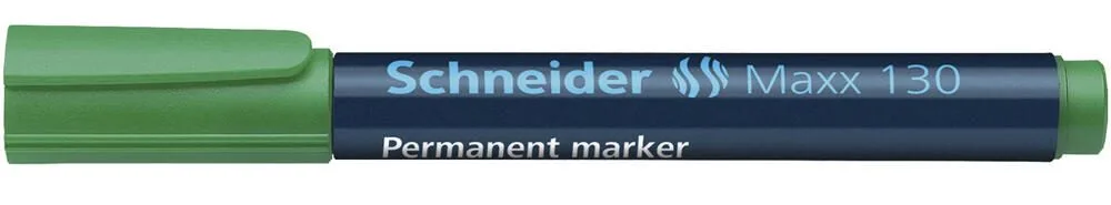 Permanentmarker 1.0 - 3.0 mm Grün von Schneider – Produktfoto