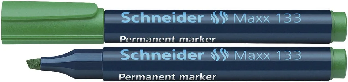 Permanentmarker 1.0 - 4.0 mm Grün von Schneider – Produktfoto