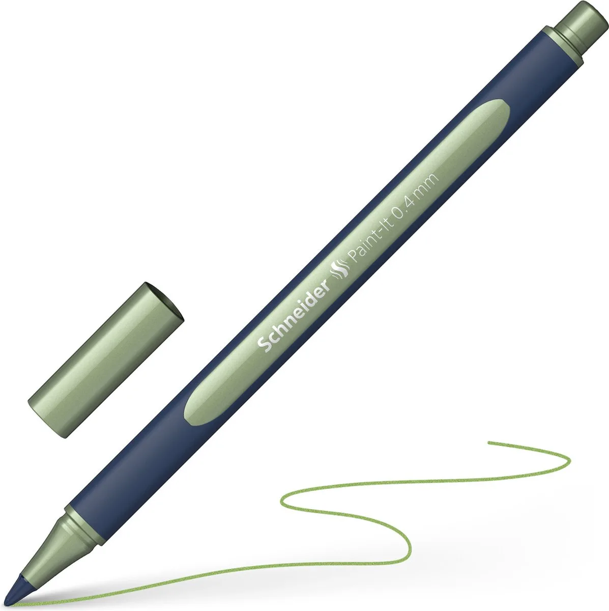 rollerball metallic - Paint-It 050 - lijnbreedte 0.4mm - S-ML05001035 de Schneider en Vintage groen metallic – photo produit