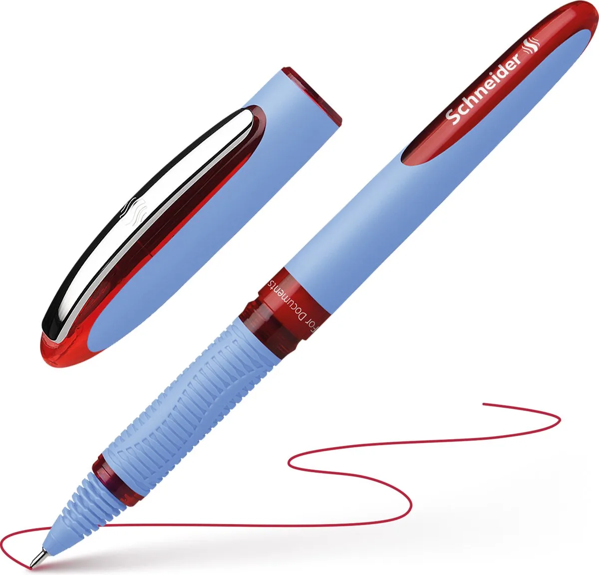 rollerball - One Hybrid N - naaldpunt - 0,3mm - rood - S-183402 von Schneider in Rood N 0.3 mm – Produktfoto