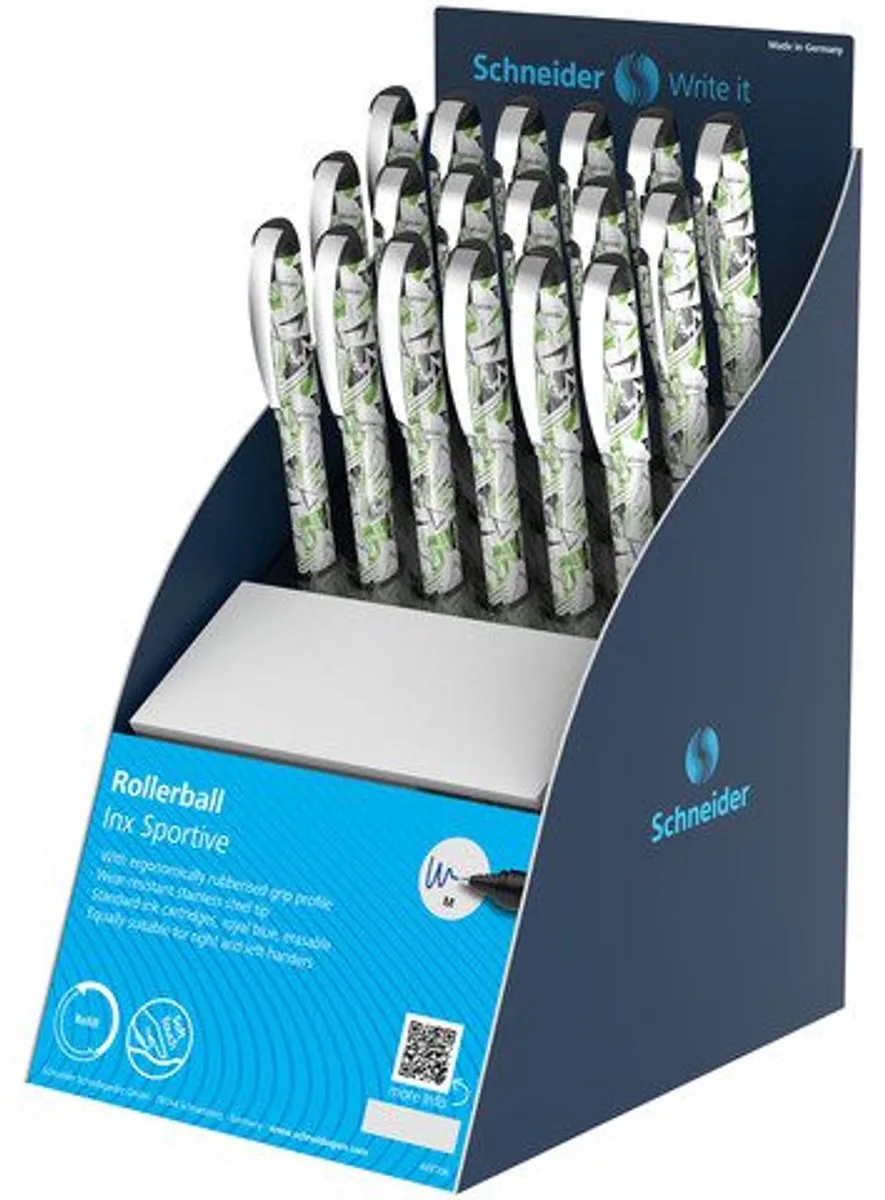 Rollerball Schneider INX next level display Engels 18 stuks de Schneider en Rollerball Schneider INX next level display Engels 18 stuks – photo produit