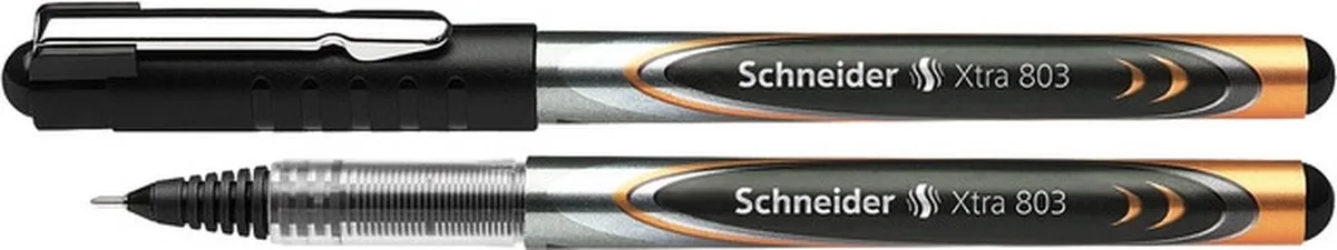 rollerball Schneider Xtra 803 0,3mm doos met 10 stuks van Schneider in Zwart – productfoto