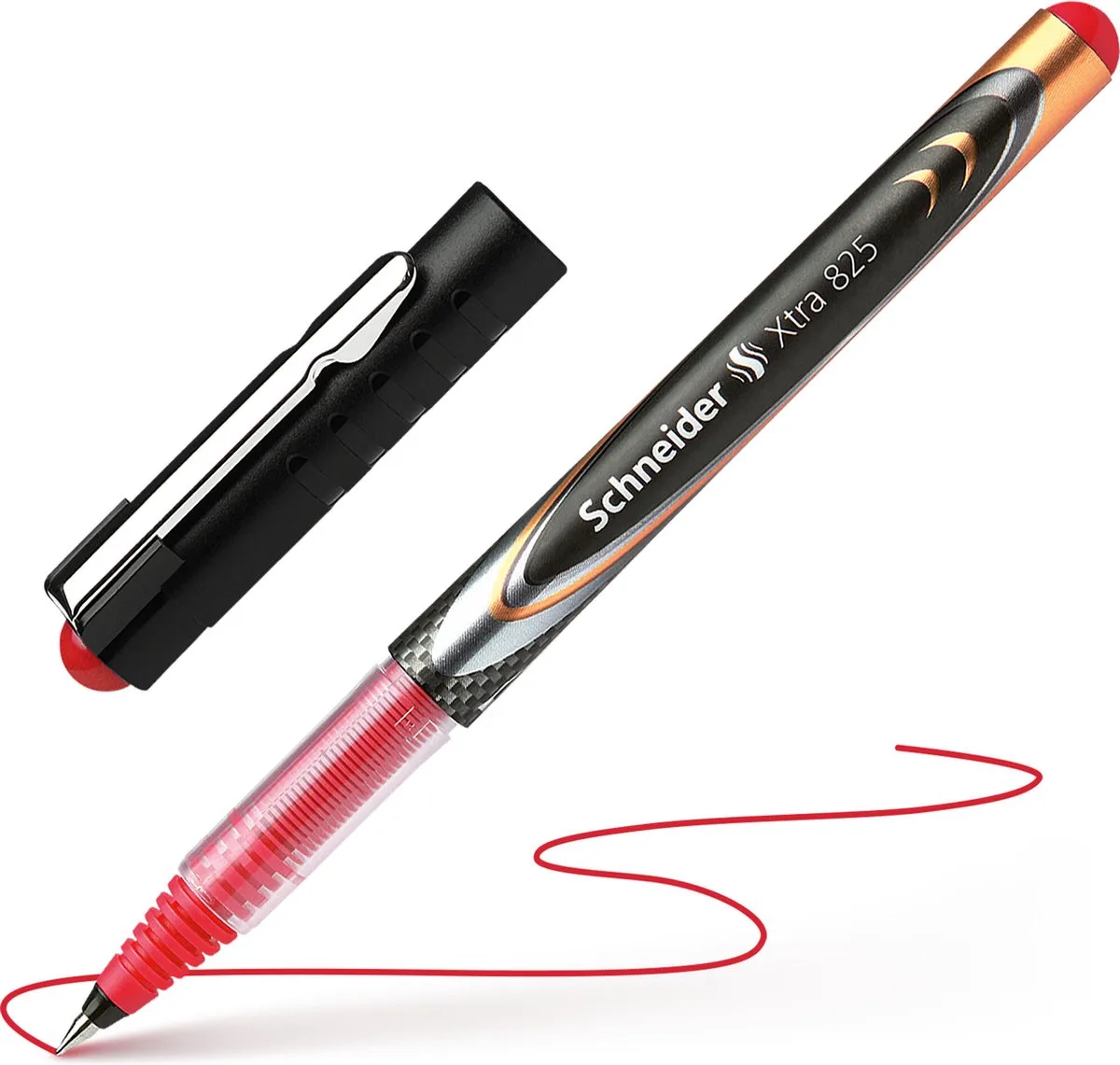 rollerball - Xtra 825 - lijnbreedte 0,5mm - S-182502 von Schneider in Rot – Produktfoto