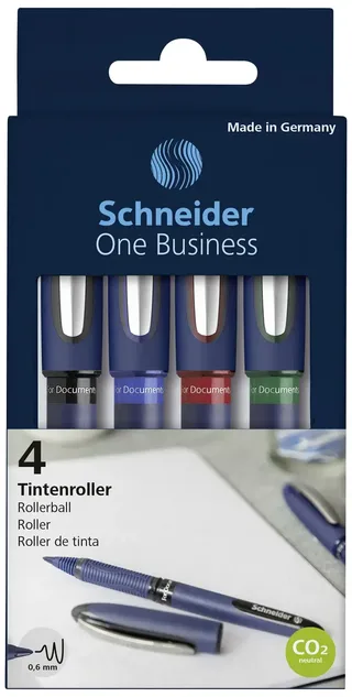 Rollerpen Schneider One Business 0.6mm assorti van Schneider – productfoto 2 van 2