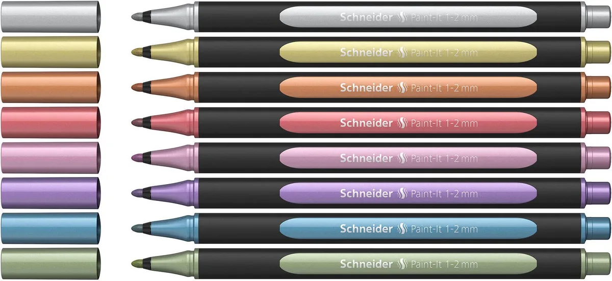 Schneider 020 Fineliner 1.0 - 2.0 mm Mehrfarbig de Schneider – photo produit