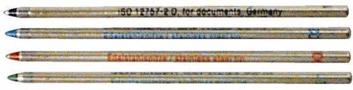 Set balpenvullingen voor 4 kleuren balpen ass. 4 st. de Schneider en Noir – photo produit