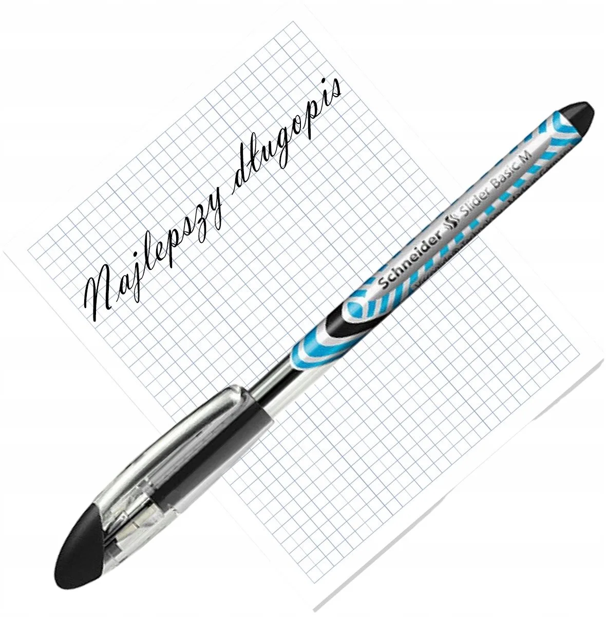 Slider Basic Rollerball, Medium Punt van Schneider in Zwart – productfoto