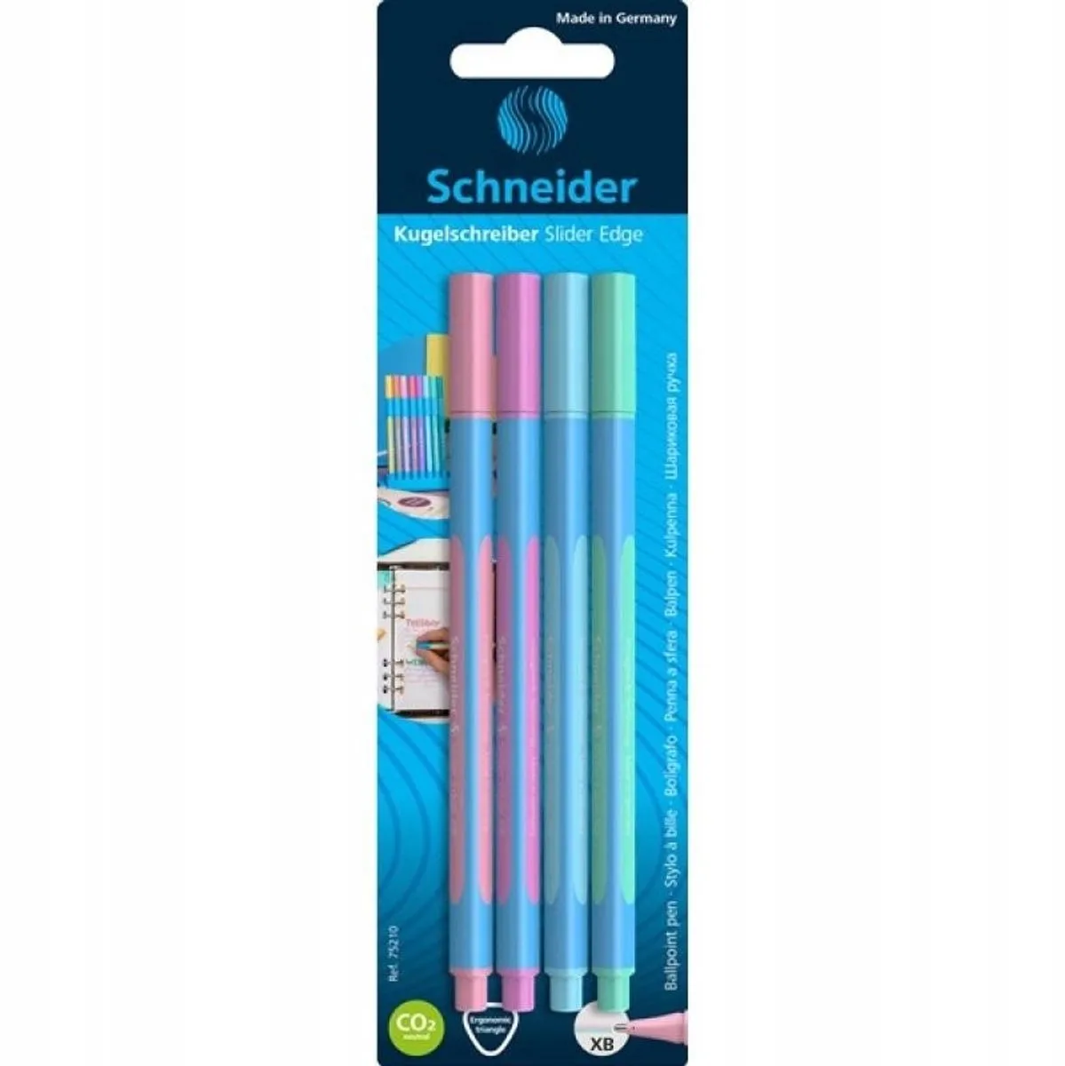 Slider Edge Balpen - Ergonomisch & Vloeiend Schrijven by Schneider in Pastel – product photo