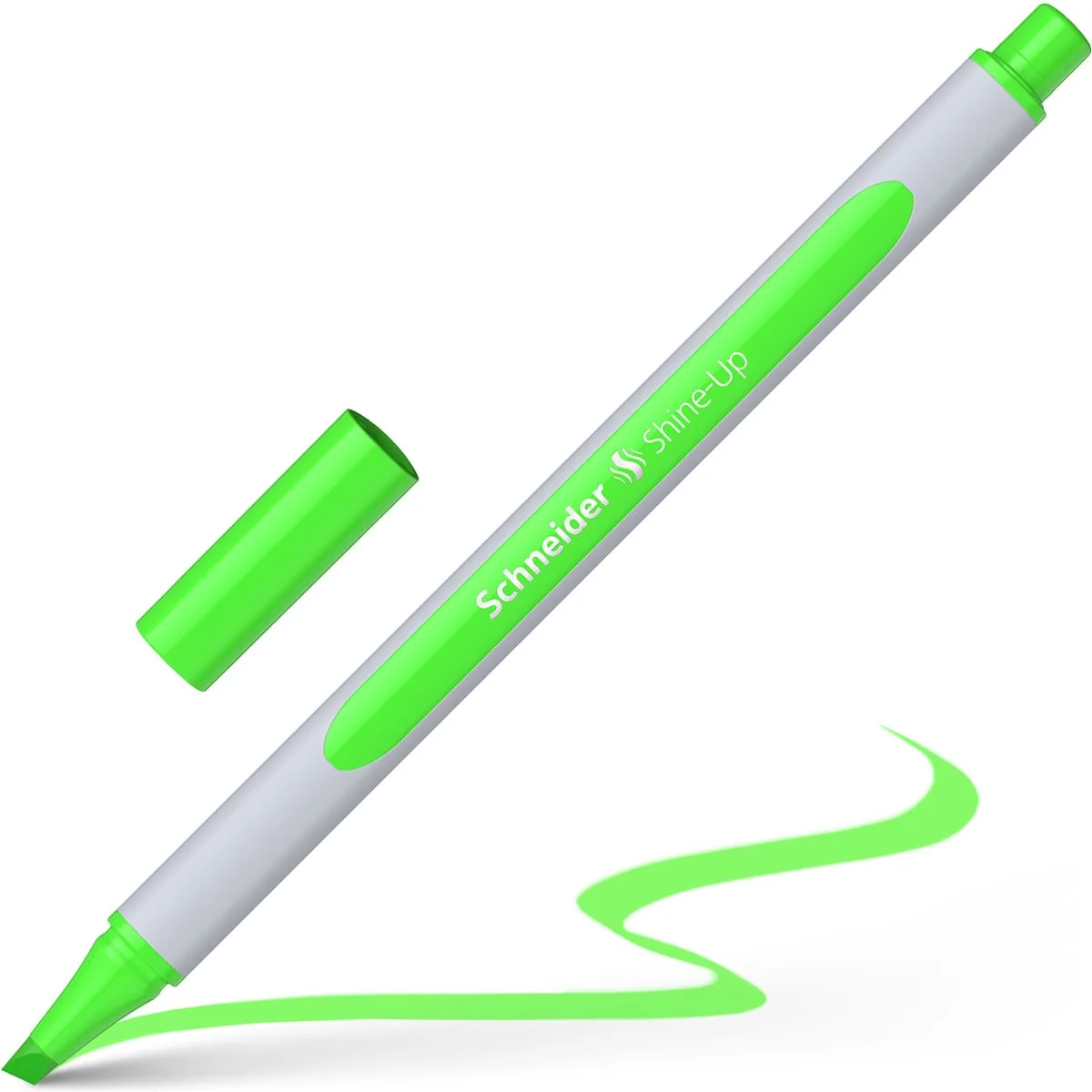 tekstmarker - Shine-Up - markeerstift - S-112004 by Schneider in Green – product photo